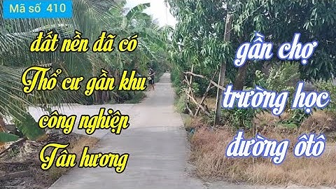 Bán đất nền giá rẻ gần khu công nghiệp Tân hương đường ôtô đã có Thổ cư@ ms410