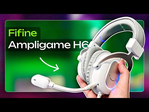 Видео: Наушники FIFINE AmpliGame H6 и Подставка AmpliGame S3 - Обзор