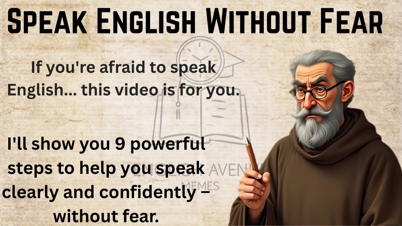 Speak English Without Fear 💬 | Motivational English Listening Practice ...