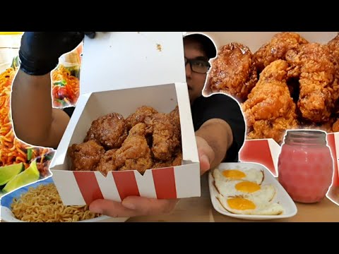 k-fc-soy-garlic-drummet-|-maggi-cili-kampung-|-serius-sedap-k-fc-ni-😍👍-(asmr/mukbang-malaysia)