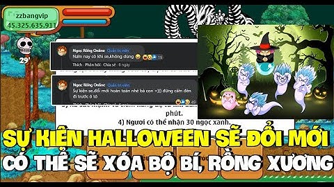 Ngọc Rồng Online - Sự Kiện Halloween Đổi Mới 100%, Bộ Bí Ngô, Rồng Xương có thể biến mất ?