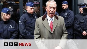 Right-wing event in Brussels told to shut down by police BBC News