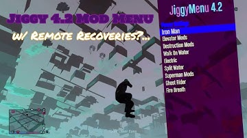 GTA 5 Jiggy 4 2 Mod Menu Review + Download [RGH/JTAG]