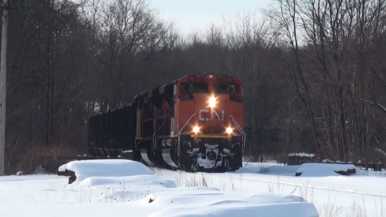 Bessemer and Lake Erie Iron Ore train. Northbound. Cransville, PA/Conneaut, OH. February 9, 2026.