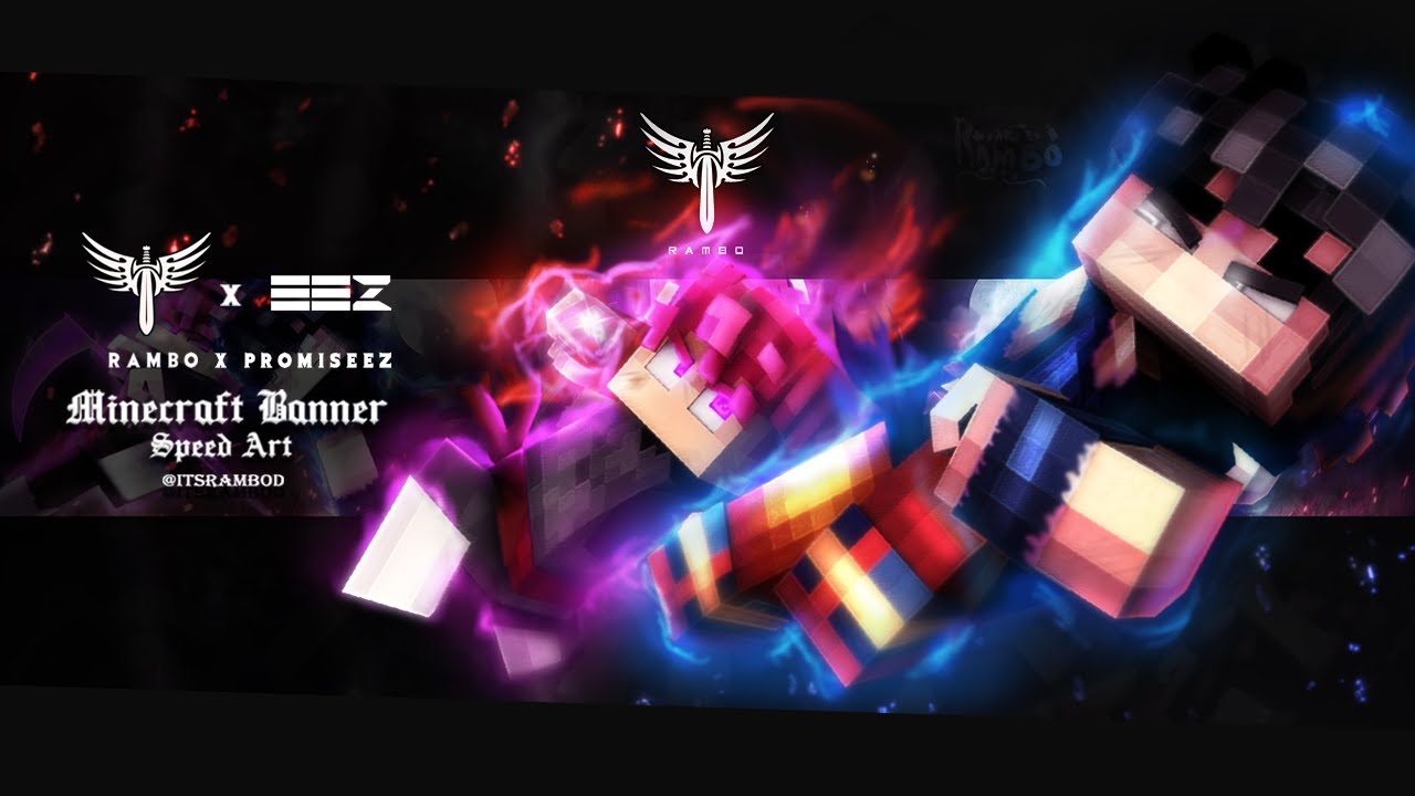 Minecraft Banner Speed Art #23 Ft. PromiseeZ~SSRAndy - YouTube