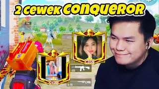 Heboh Rebutan Kill Sama 2 Cewek Conqueror, Pamer AWM Red dot | PUBG Mobile