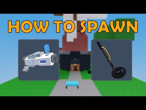 How to spawn Portal Guns and Metal Detectors! | Roblox Bedwars