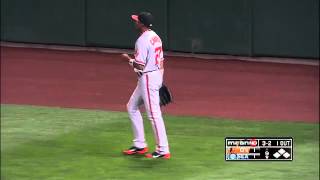 2012/09/19 Chavez's leaping grab