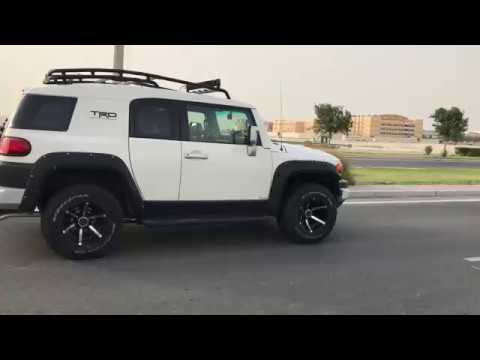 Toyota Fj Cruiser With Bf Goodrich Tires And Negative Offset Rim