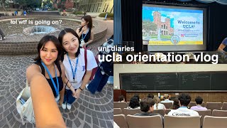 UNI DIARIES 📓 UCLA freshman college orientation vlog * a joke LOL