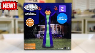 Gemmy 18FT COLOSSAL PUMPKIN REAPER Airblown Inflatable Review! (At Home 2023 Exclusive)