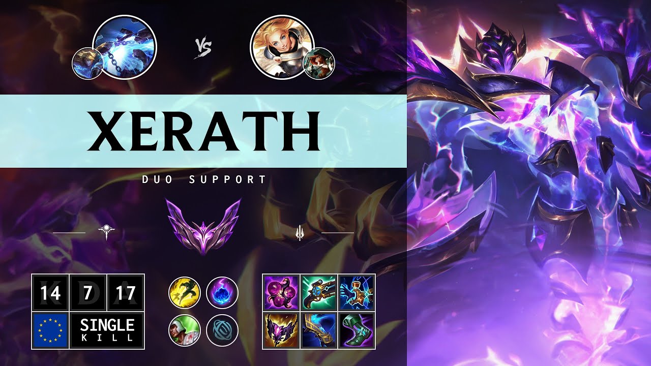 Xerath Support vs Lux - EUW Master Patch 14.13