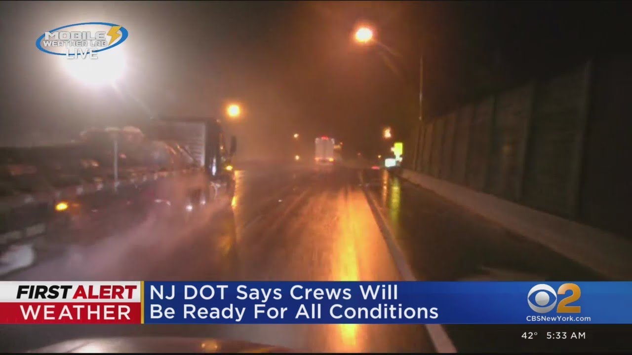 Checking on road conditions in New Jersey YouTube