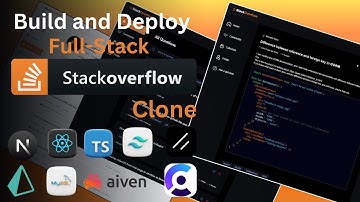 Build and Deploy Full Stack Stackoverflow Clone | Nextjs Typescript TailwindCSS Prisma Mysql Shadcn