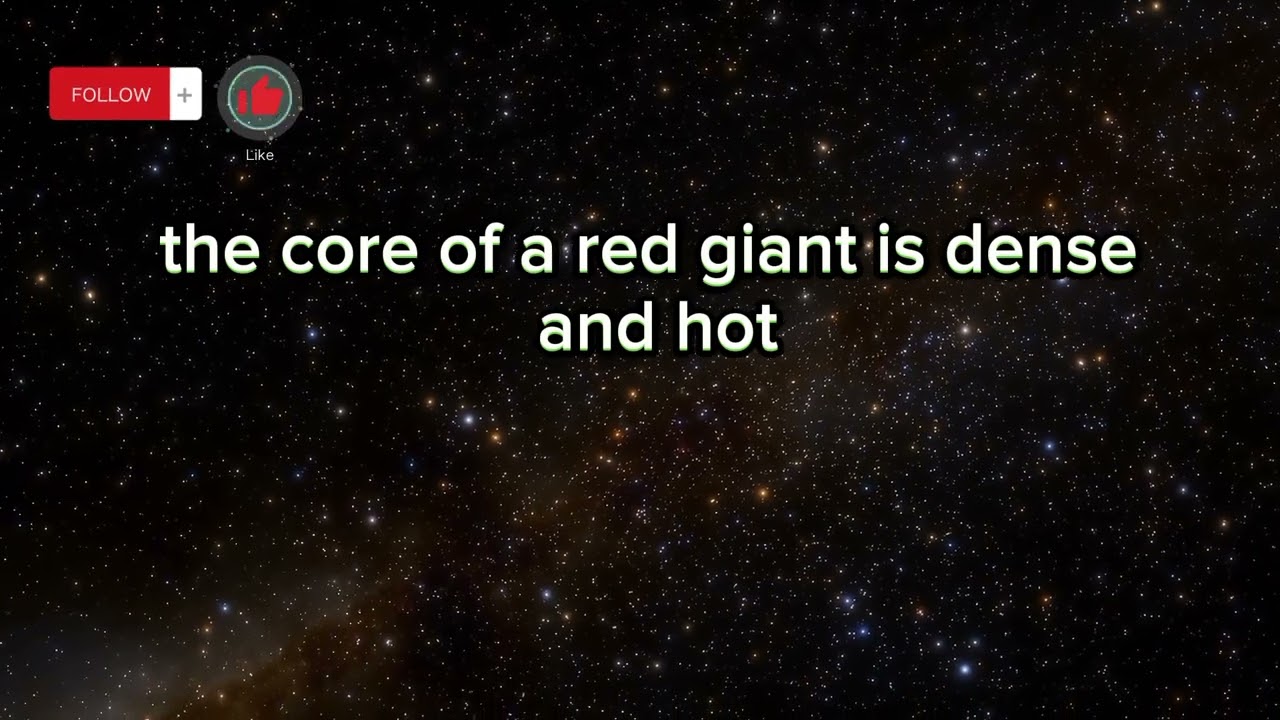 The different types of stars,, Red giant star