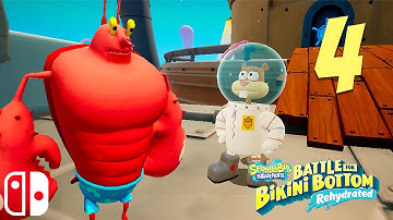SpongeBob SquarePants Battle for Bikini Bottom Rehydrated - Switch Walkthrough Gameplay Part 4