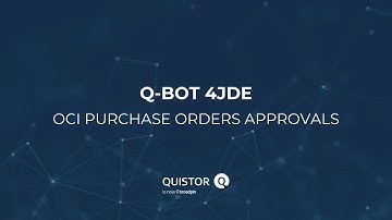 Q-Bot 4JDE: OCI Approvals
