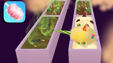 Sweet Candy Roll ​- All Levels Gameplay Android,ios (Levels 113-124)