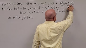 Real Analysis I (lec. 3.4.M) Properties of Continuous Functions