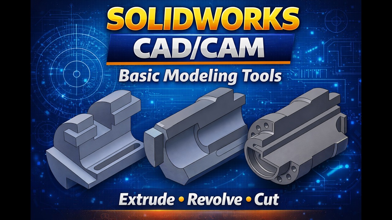 Tugas CAD CAM modul 6 - YouTube