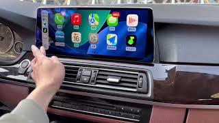 BMW 5 Series F10 F11 Car Stereo Upgrade - 12.3" CarPlay Android Auto Screen