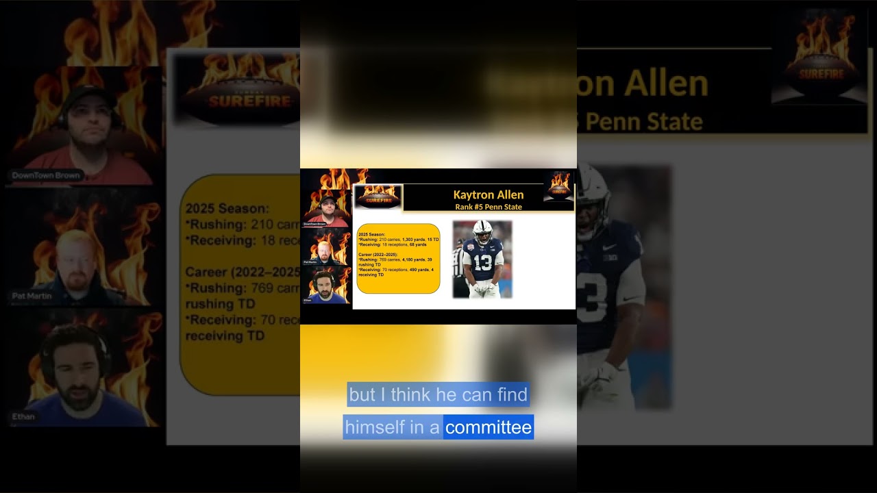 Singleton vs. Allen: Rookie Running Backs