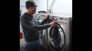 LG DRYER REPAIR  HOW TO REPLACE A NOISY WORN OUT DRUM ROLLERS STEP BY STEP