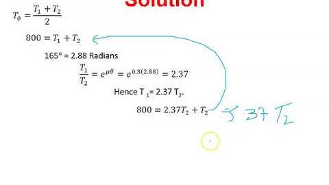 Belt Drives Example 2