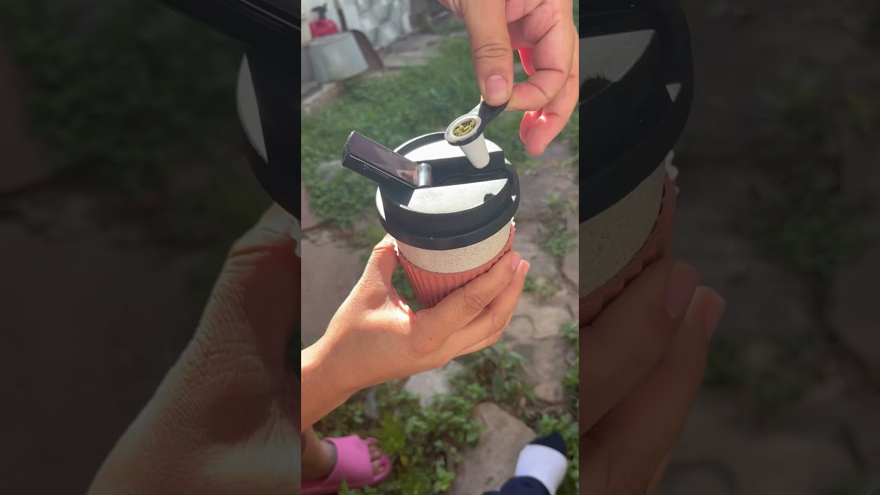 Coffee bong from Temu with mom!!