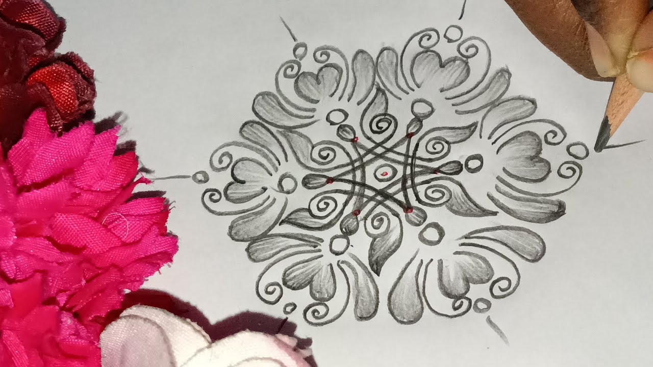 Easy rangoli 🌺 festival rangoli 🌺 latest 🌺 beautiful 🌺 simple unique 