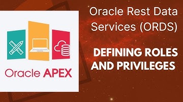 How to Define Roles and Privileges in Apex - Oracle REST Data Services (ORDS) - Apex Rest API