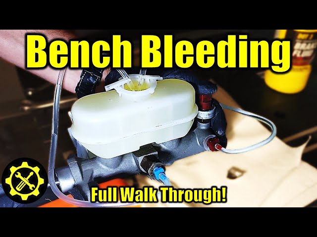 Master Cylinder - How to Bench Bleed! class=