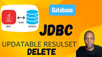 JDBC Part2 V4 - Updatable ResulSet Delete