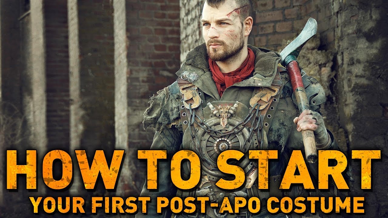 How to START creating your first post-apocalyptic costume or prop - basics  you NEED to know 
