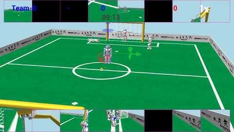 Webots Robot Simulator - robotstadium nao vs nao