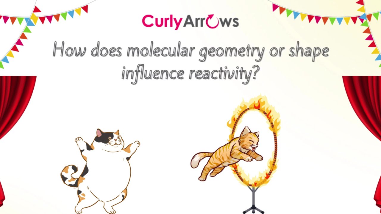 Role of Molecular Shape in Reactivity #shorts #curlyarrows #curlyarrowsorganicchemistry