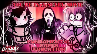 Fundamental Paper Education React Youre In A Scary Movie Youtube Asau Bunny