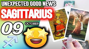 Sagitarius ♐😃KABAR BAIK YANG TAK TERDUGA😲 horoskop hari ini 9 OKTOBER 2025 ♐ #sagittarius tarot OKTOBER