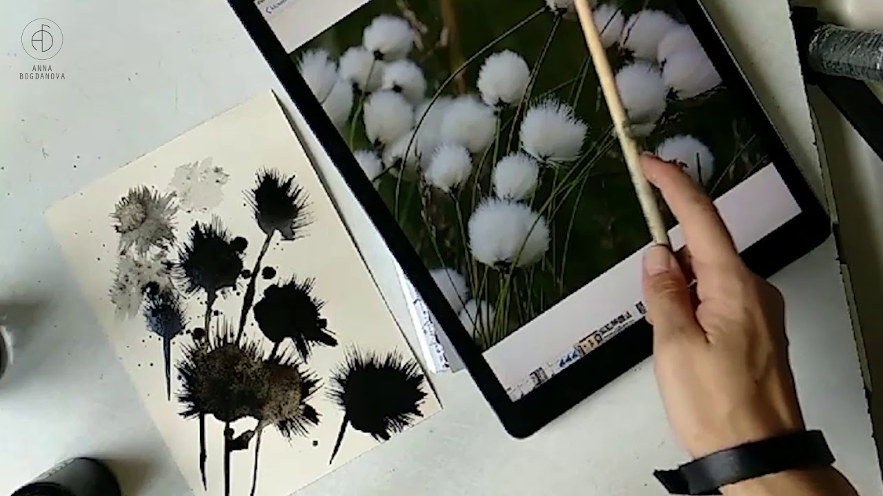 как круто рисовать тушью! секреты мастерства - YouTube