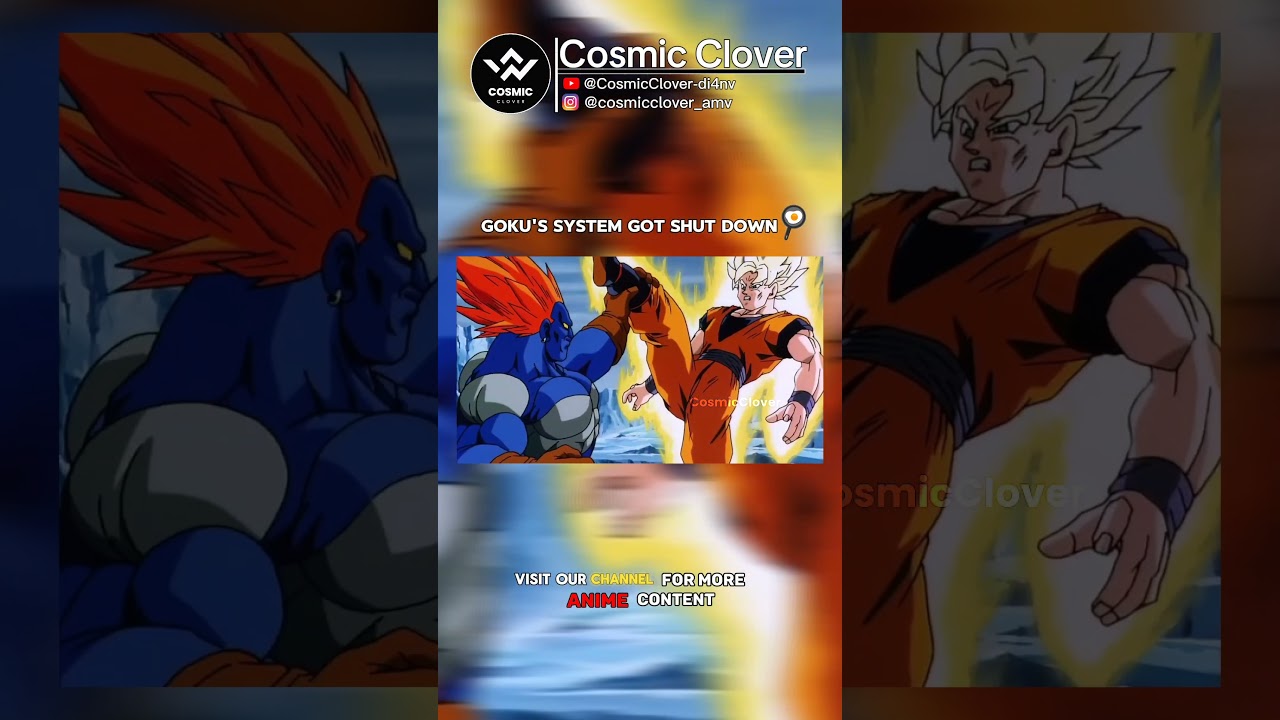 Goku system got shutdown😂#dragonball #dragonballsuper #dragonballz #animeedit #ytshort