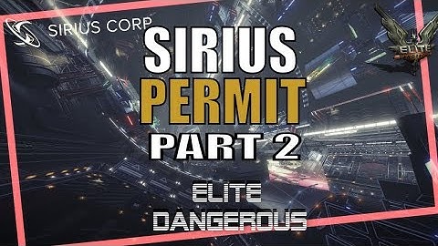 How To Get The Sirius Permit At Davy Dock in Elite Dangerous