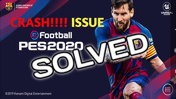 efootballpes2020|Crash fix|Video settings |Accept license agreements