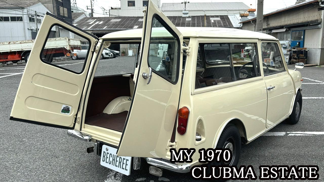 55年前のミニ！ 1970年式 クラブマンエステート 愛車紹介  Tシャツマニアの販売も！ #classicmini #rovermini #クラシックミニ #ローバーミニ