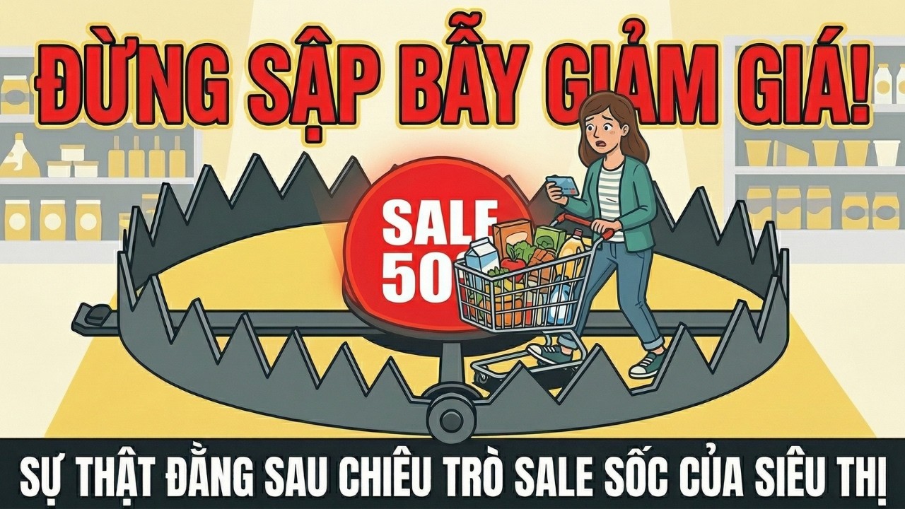 Bẫy Tâm Lý Siêu Thị: 5 Mánh Khóe Khiến Bạn Luôn Mua Quá Tay?