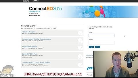 IBM ConnectED 2015 site launch | IdoNotes episode 142