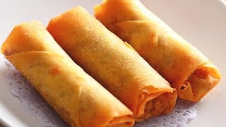 How To Make Vegetable Spring Rolls Recipe 春卷 Cici Li