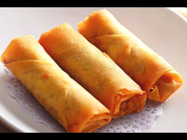 Vegetable Spring Rolls Step by Step Recipe - Edible Garden