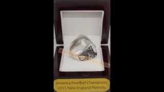 AFC 2011 New England Patriots America Football Championship Ring, Custom Championship Ring