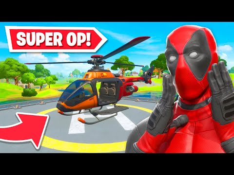 *NEW* HELICOPTERS added to Fortnite is CRAZY! (New Skins, Map Changes + MORE)