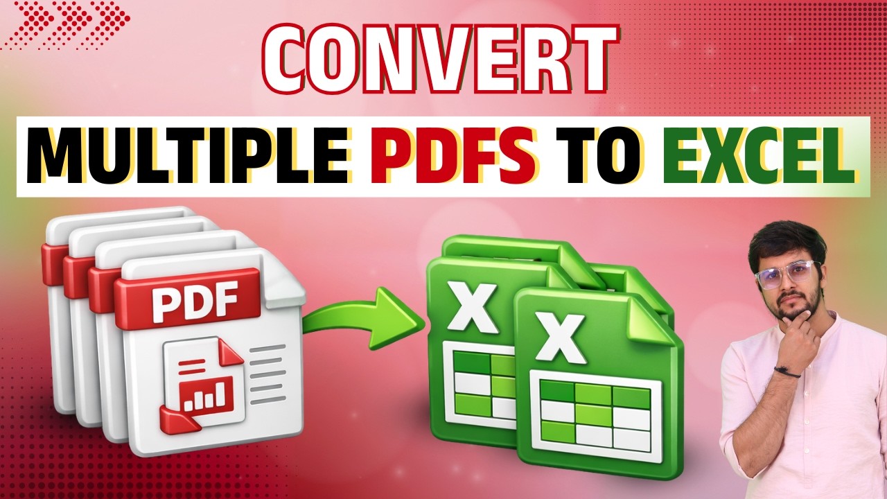 Convert Multiple PDFs to Excel Offline | Bulk Combine PDF Converter ...